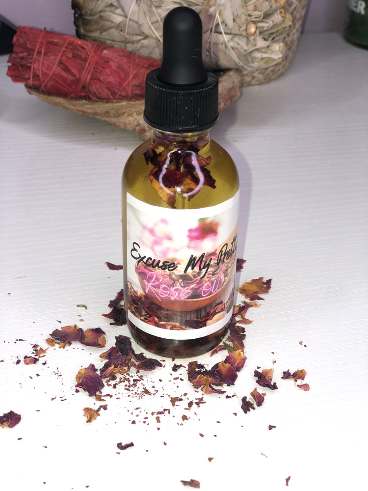 Rose infused oil